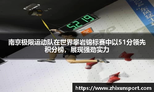 南京极限运动队在世界攀岩锦标赛中以51分领先积分榜，展现强劲实力