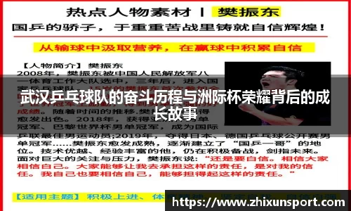 武汉乒乓球队的奋斗历程与洲际杯荣耀背后的成长故事